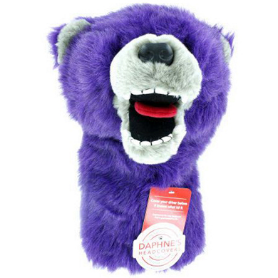 Daphne's Novelty Purple Grizzly Headcover